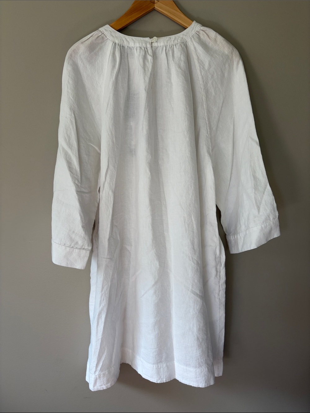 Jenni Kayne Linen August Dress White Medium Summer NWT - Picture 7 of 12